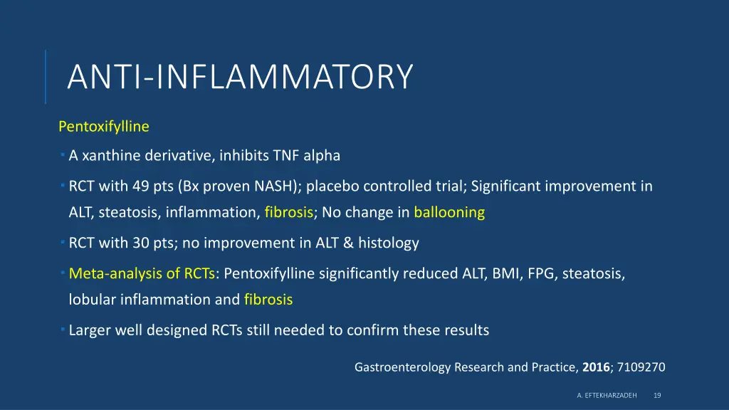 anti inflammatory