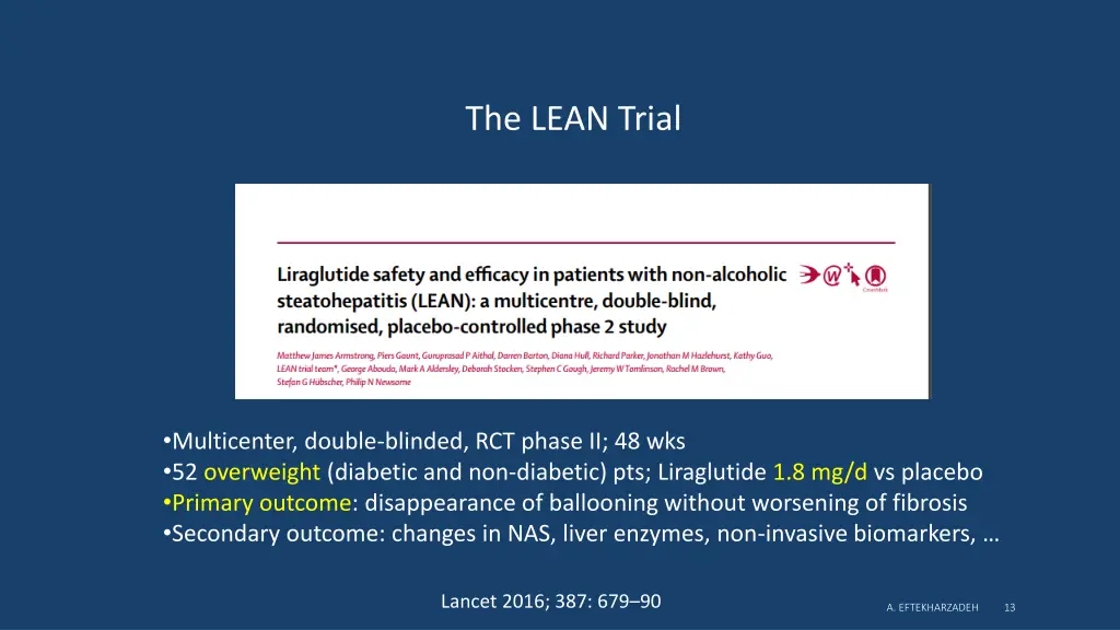 the lean trial