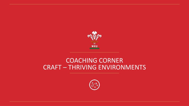 coaching corner craft thriving environments