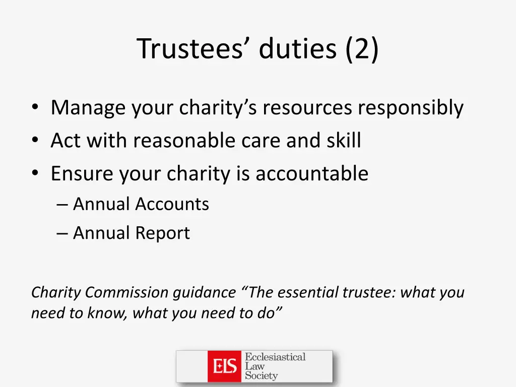 trustees duties 2