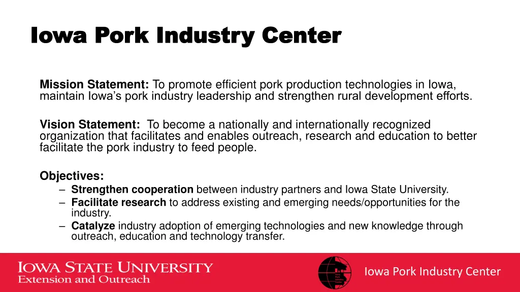 iowa pork industry center iowa pork industry