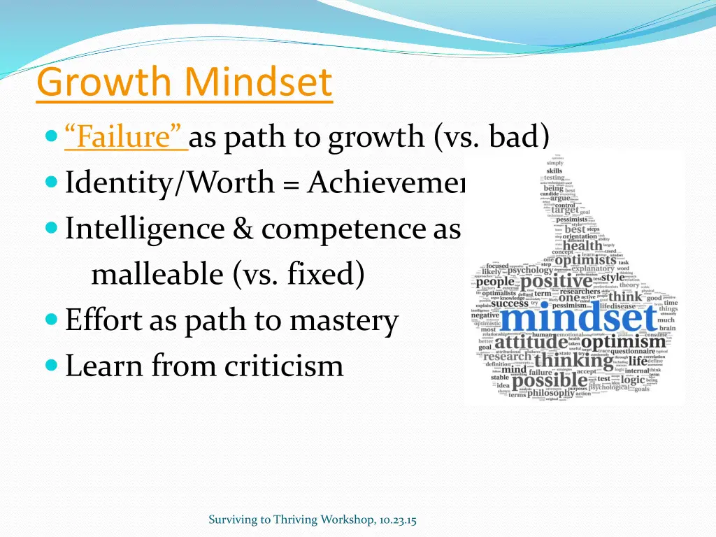 growth mindset failure as path to growth