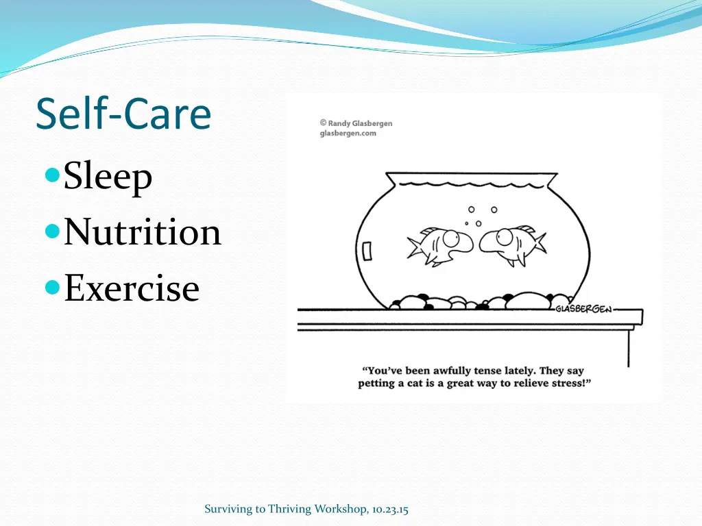 self care sleep nutrition exercise