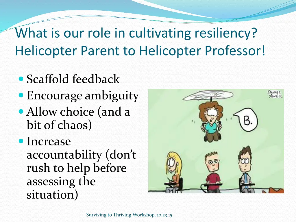 what is our role in cultivating resiliency