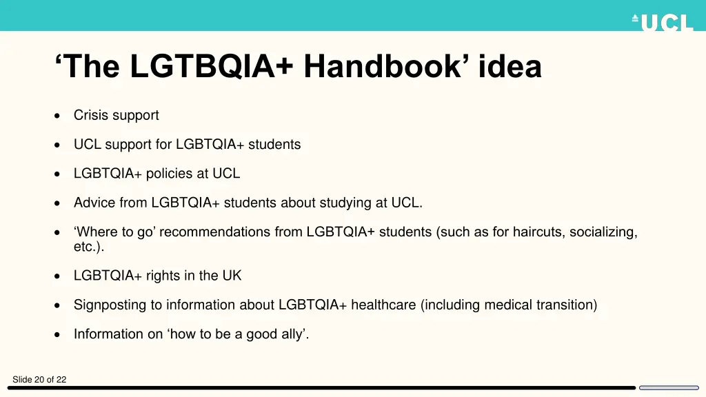 the lgtbqia handbook idea