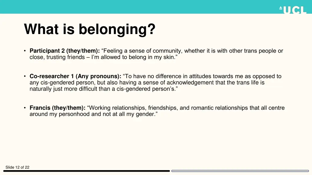 what is belonging