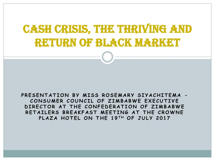 cash crisis the thriving and cash crisis