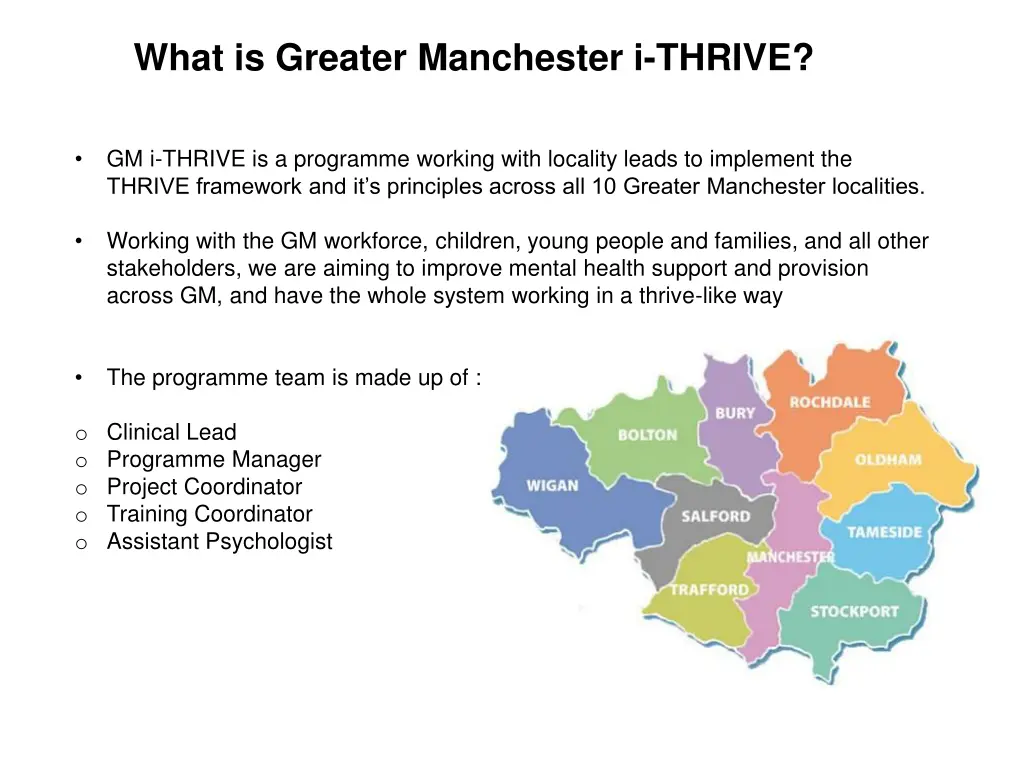 what is greater manchester i thrive