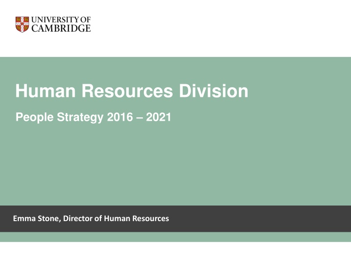 human resources division