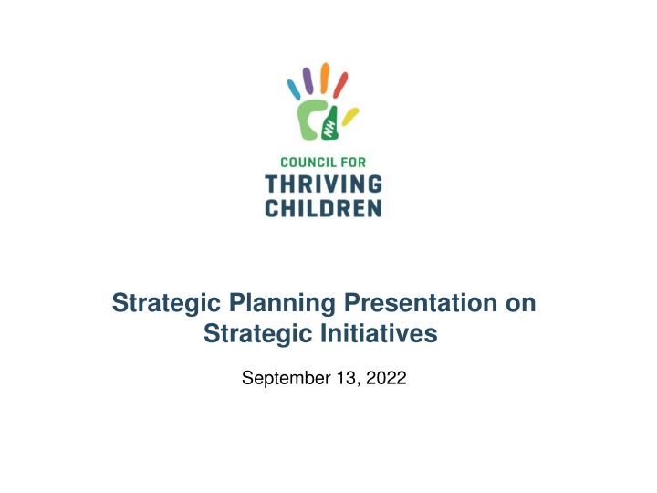 strategic planning presentation on strategic