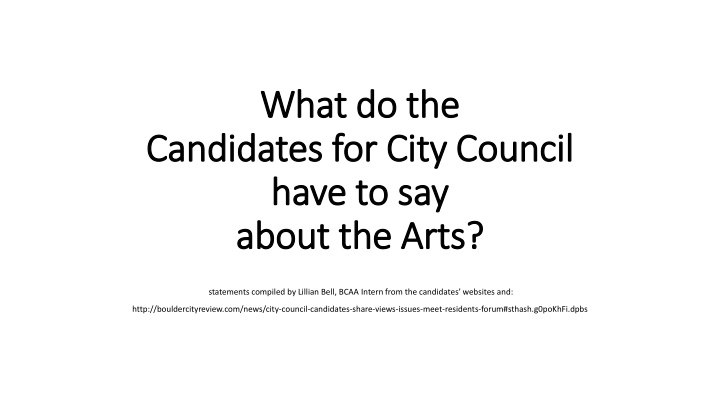 what do the what do the for city council have