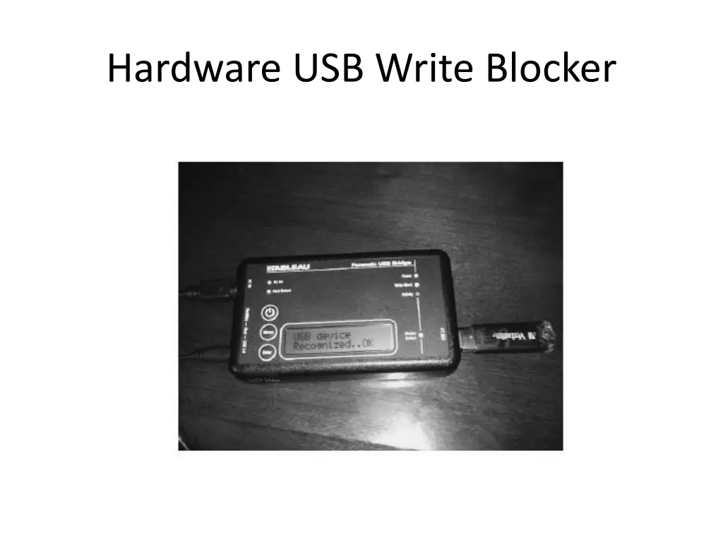 hardware usb write blocker