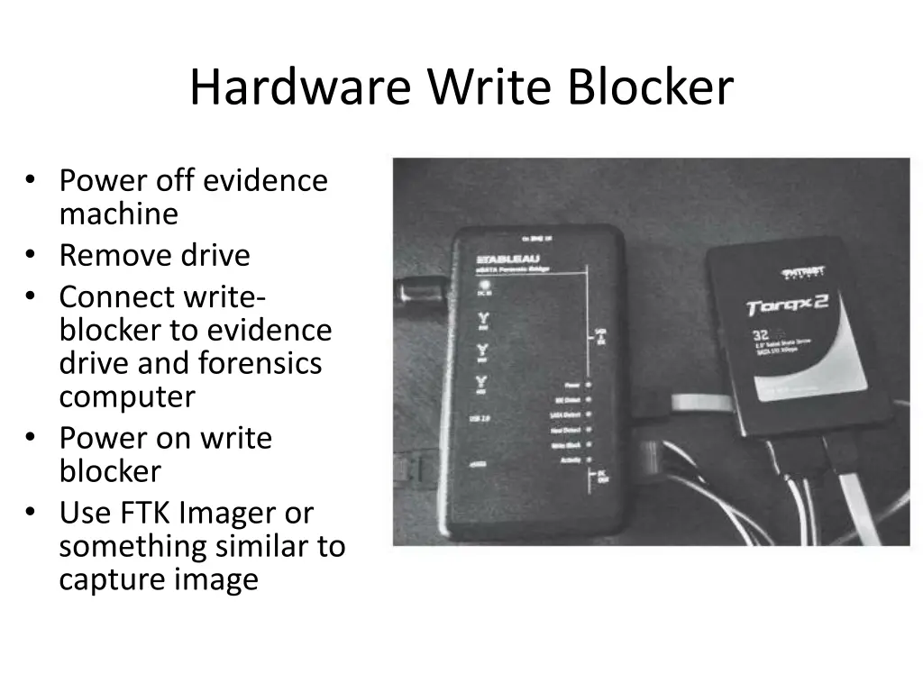 hardware write blocker