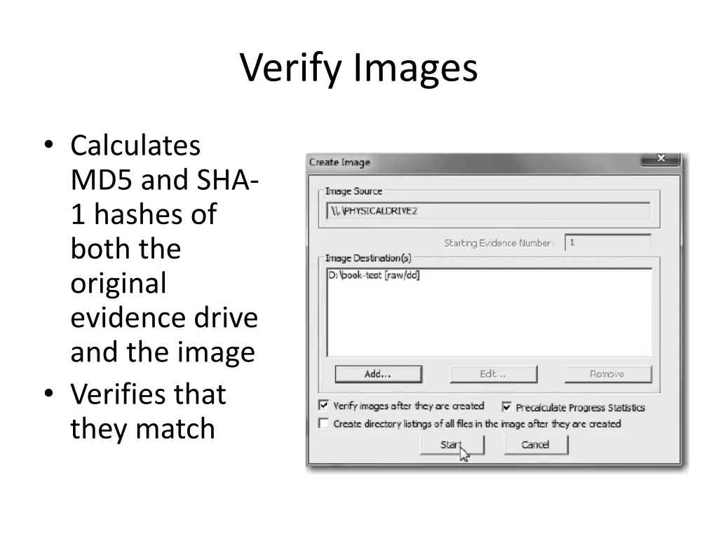 verify images