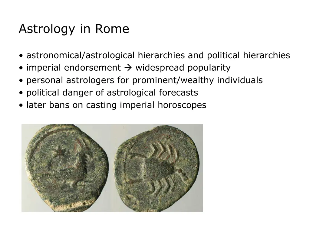 astrology in rome