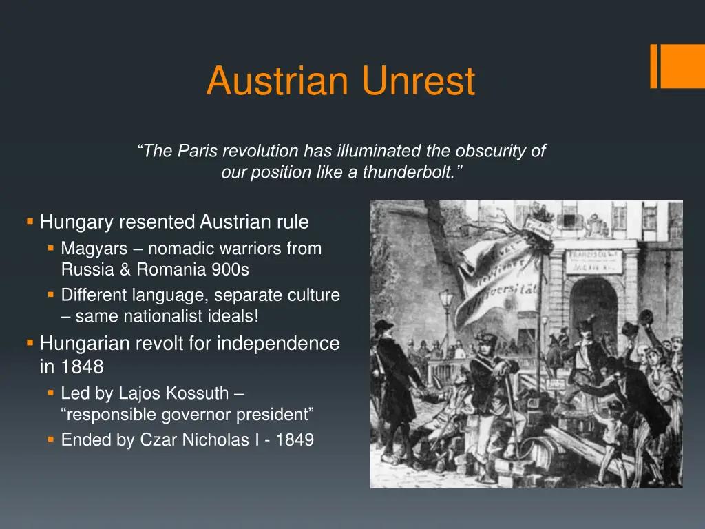 austrian unrest