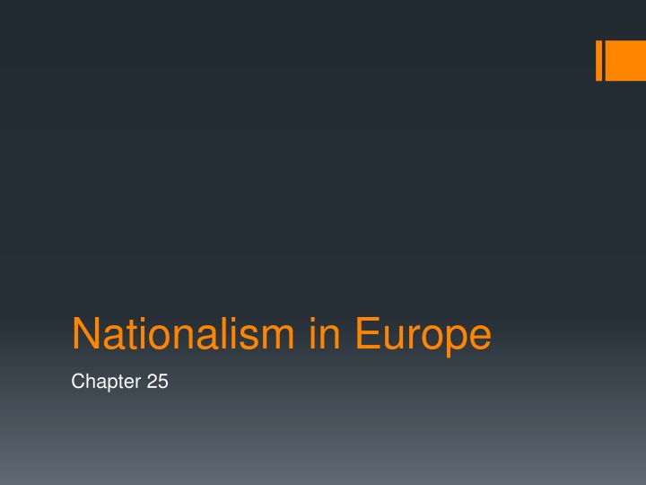 nationalism in europe