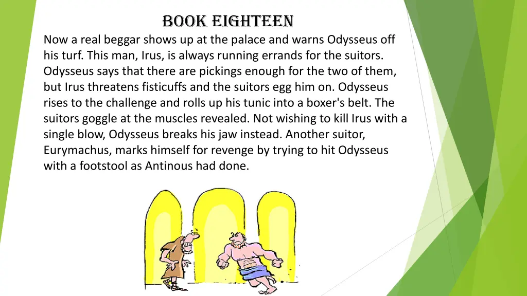 book eighteen