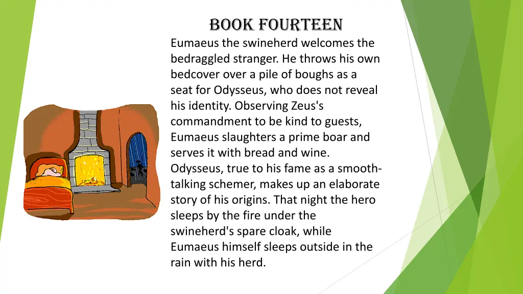 book fourteen eumaeus the swineherd welcomes