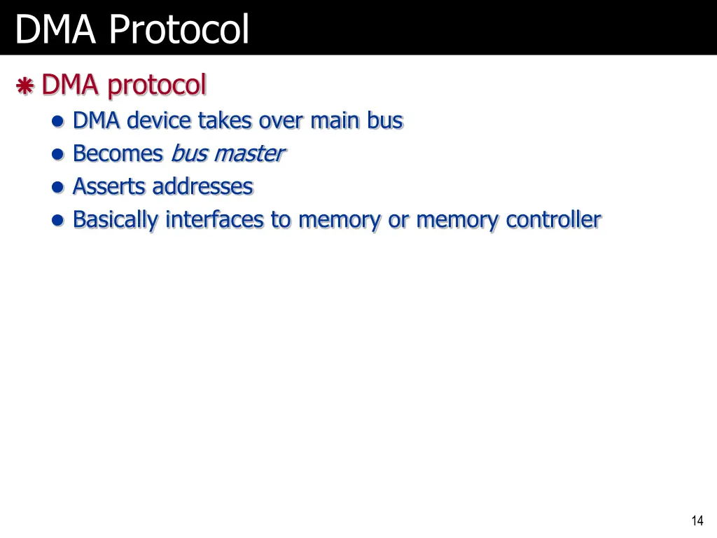 dma protocol