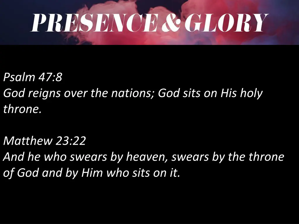 psalm 47 8 god reigns over the nations god sits