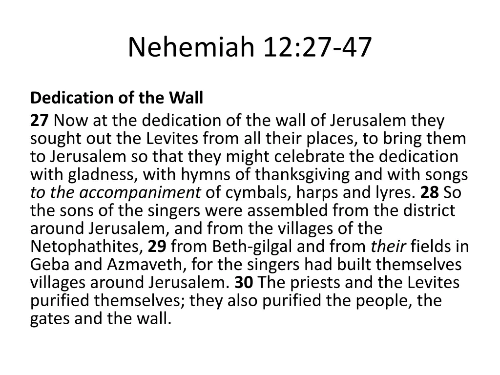 nehemiah 12 27 47