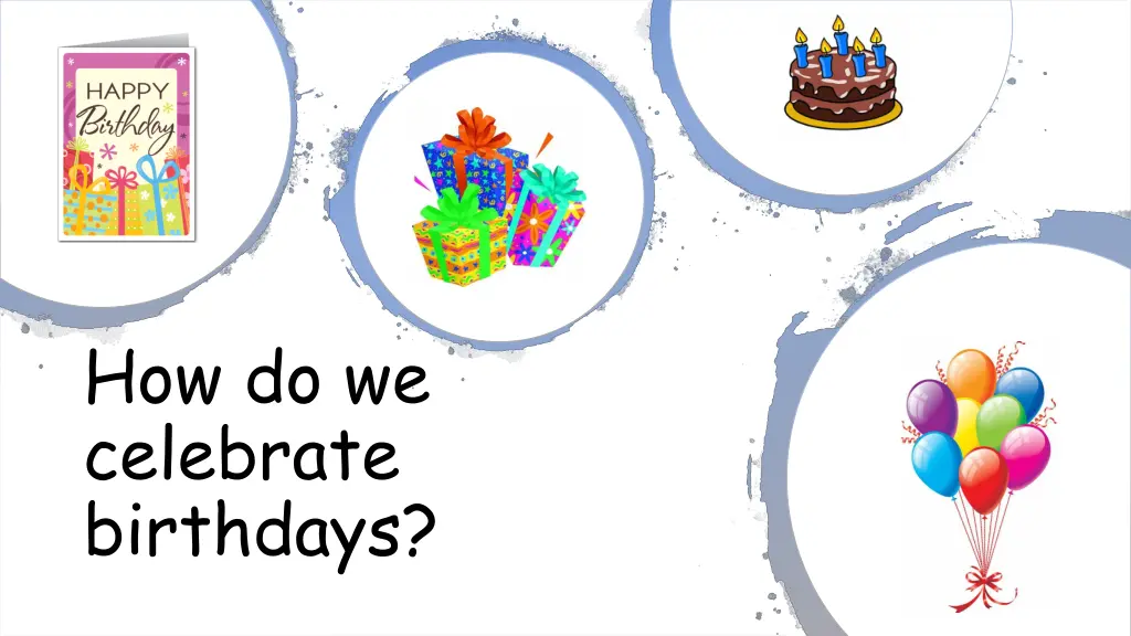 how do we celebrate birthdays