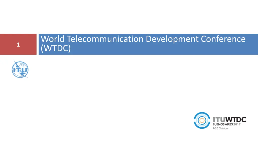 world telecommunication development conference