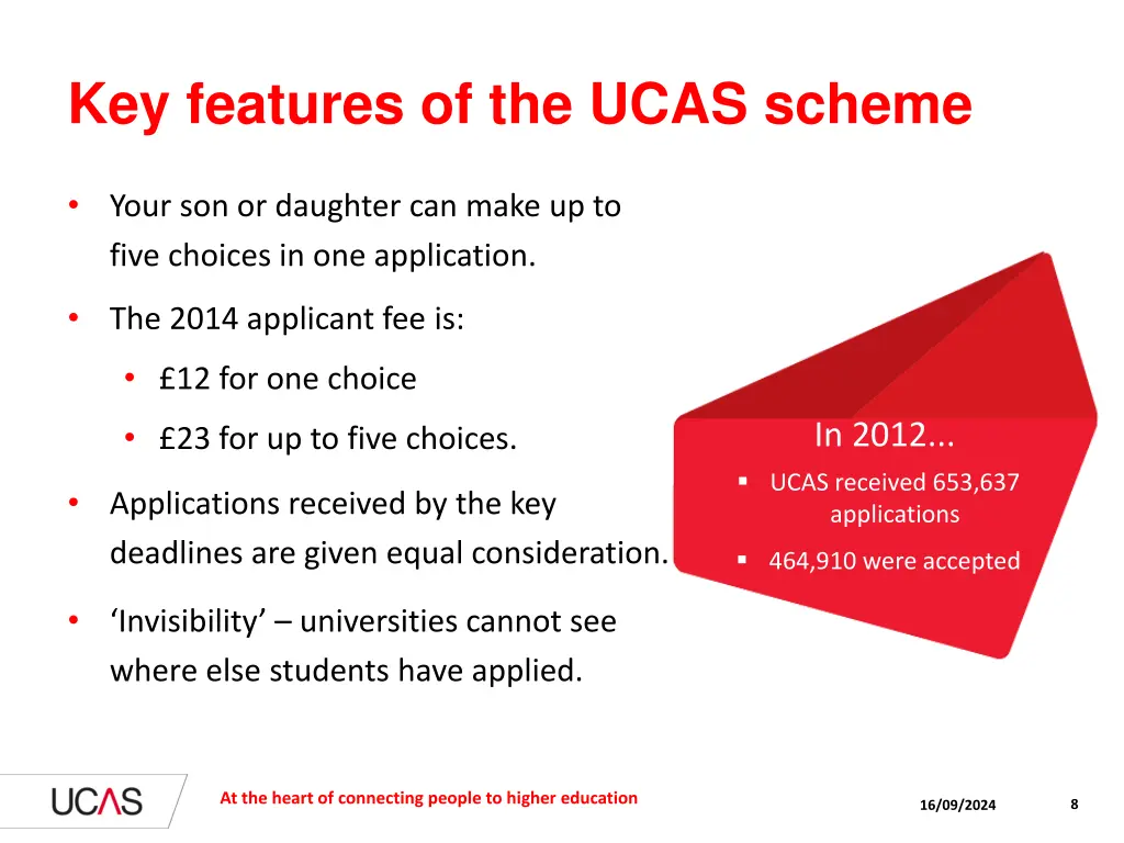 key features of the ucas scheme