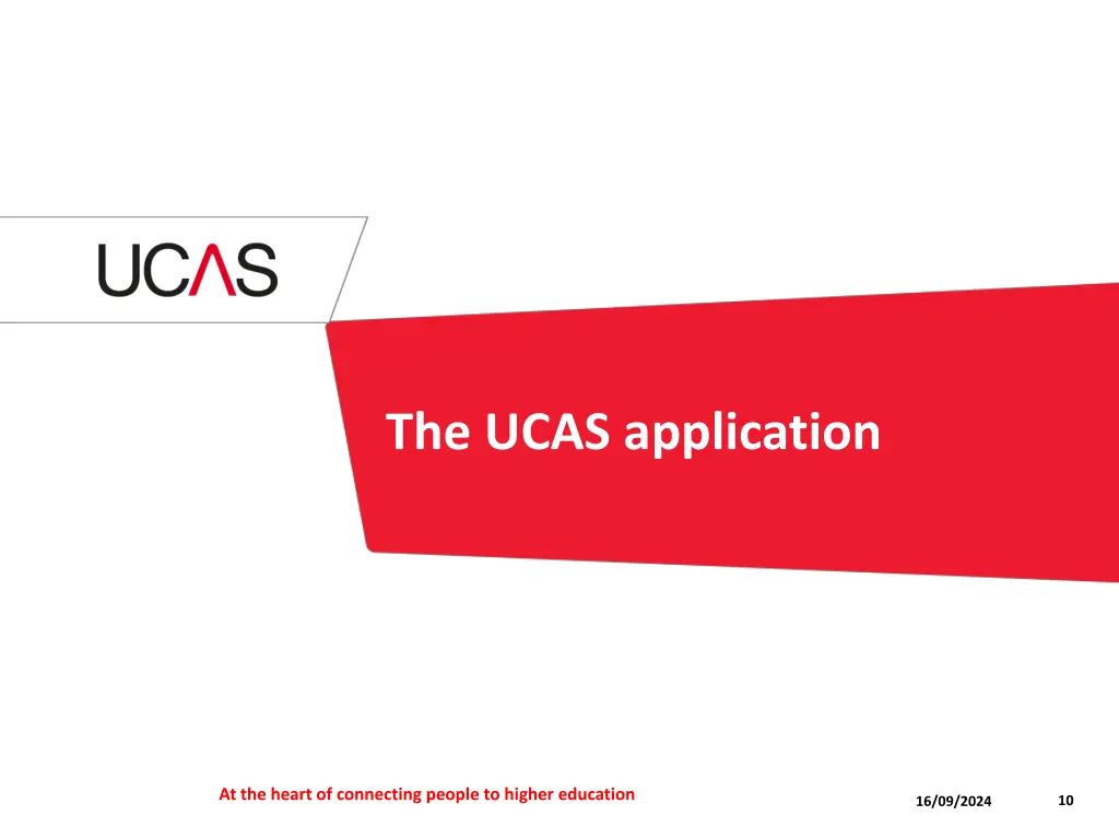 the ucas application