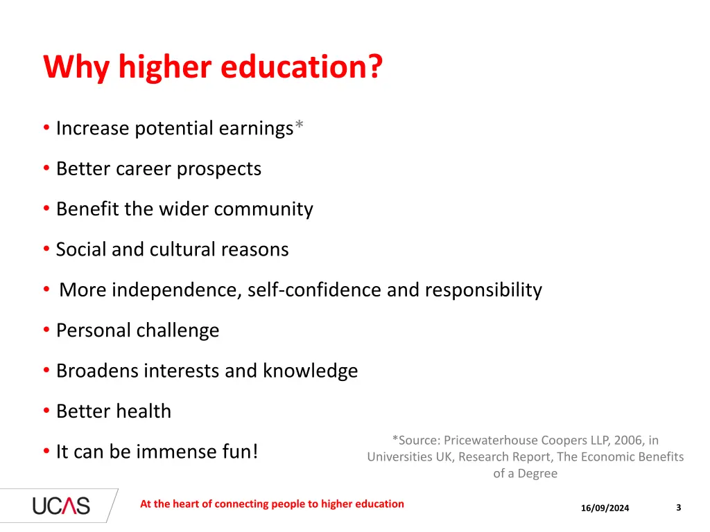 why higher education