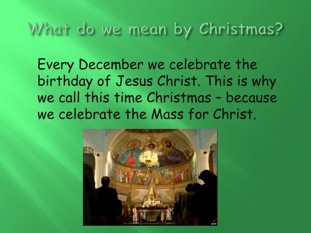 every december we celebrate the birthday of jesus