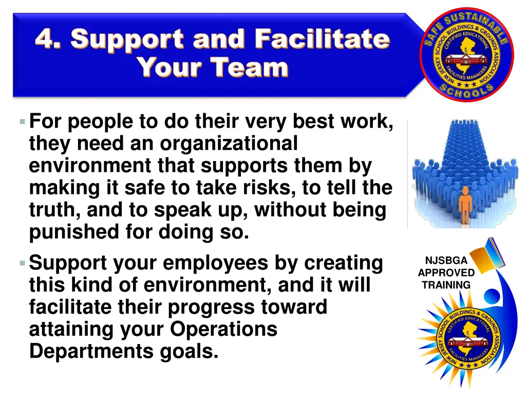 4 support and facilitate 4 support and facilitate