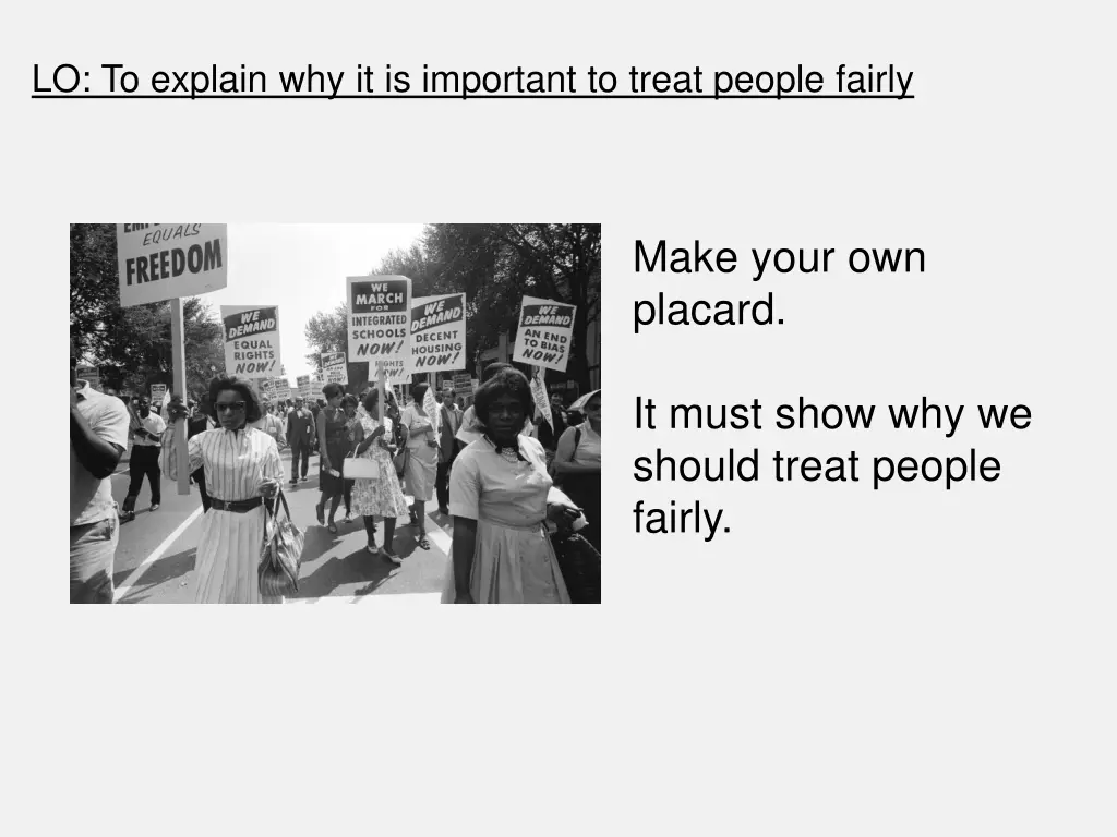 lo to explain why it is important to treat people 12