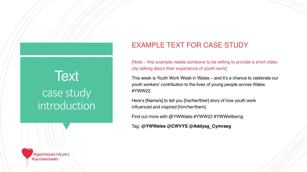 example text for case study