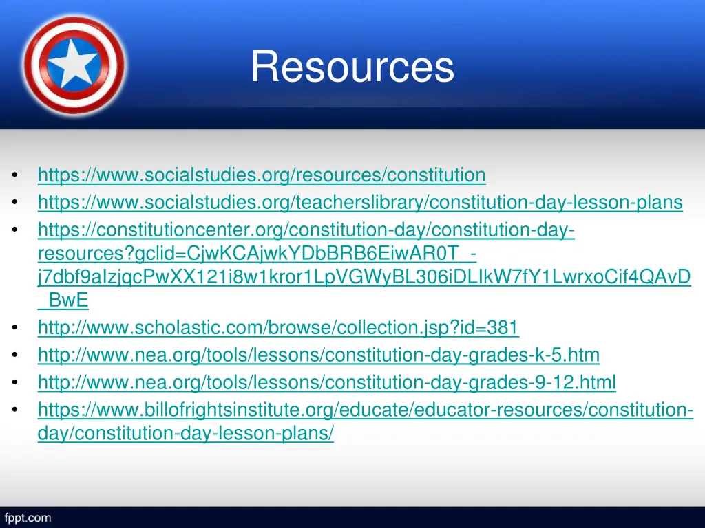 resources