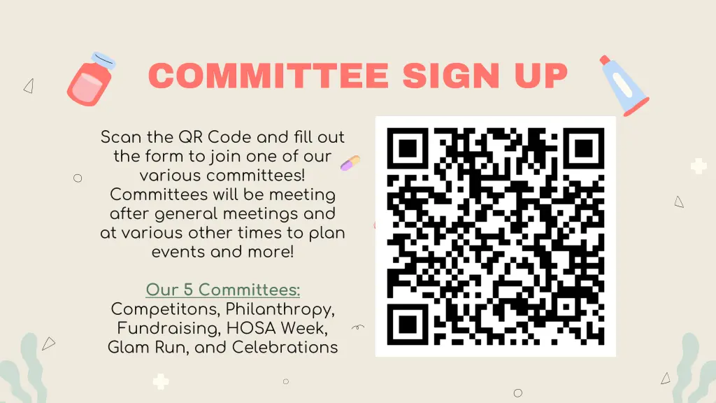 committee sign up