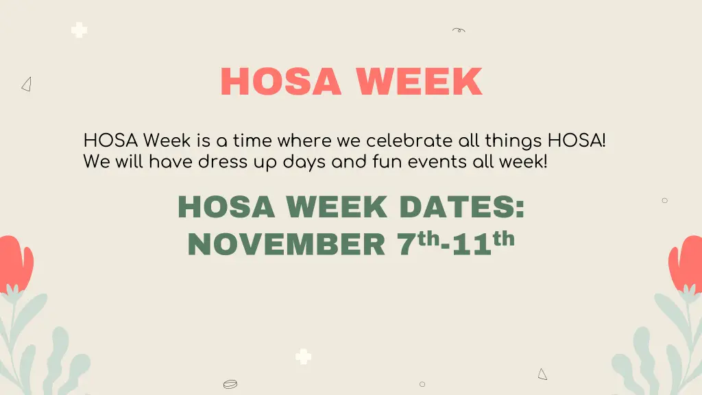 hosa week