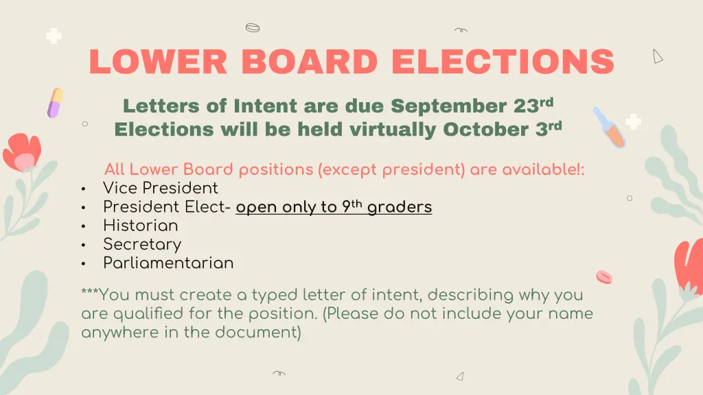 lower board elections