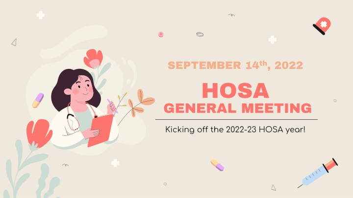 september 14 th 2022 hosa general meeting