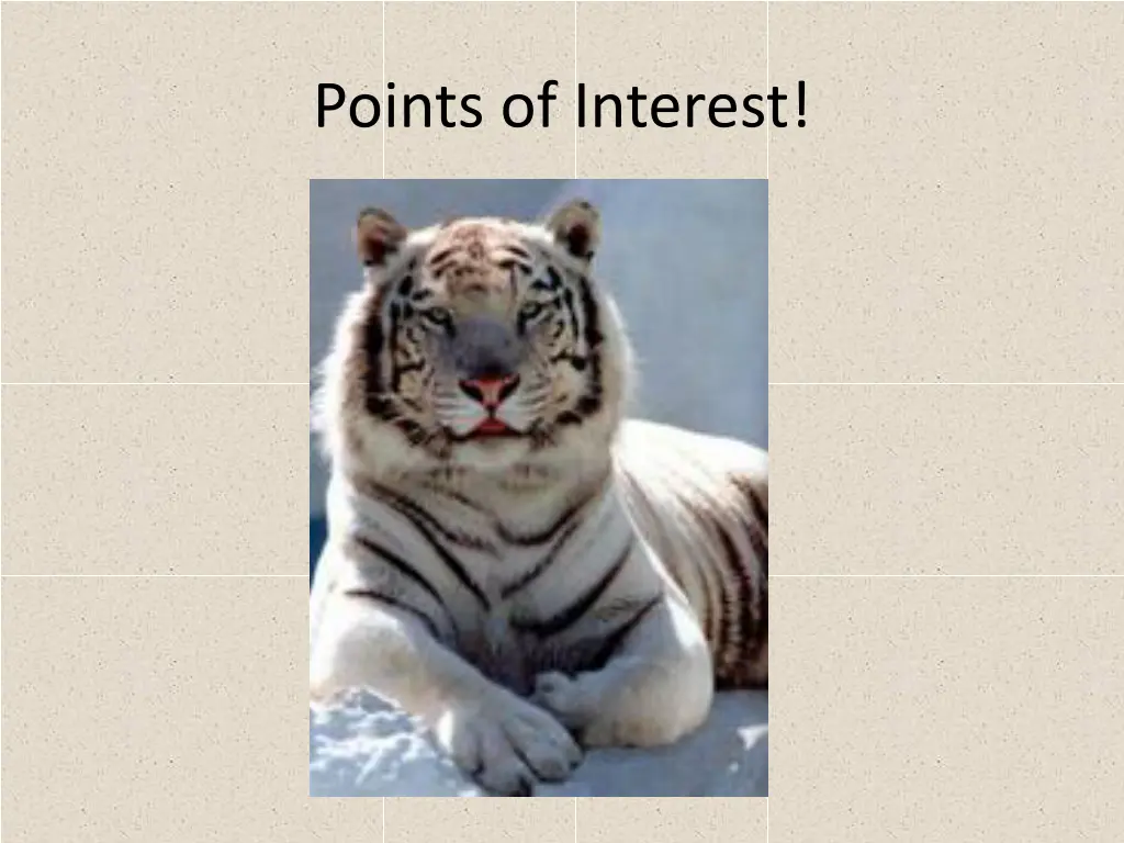 points of interest