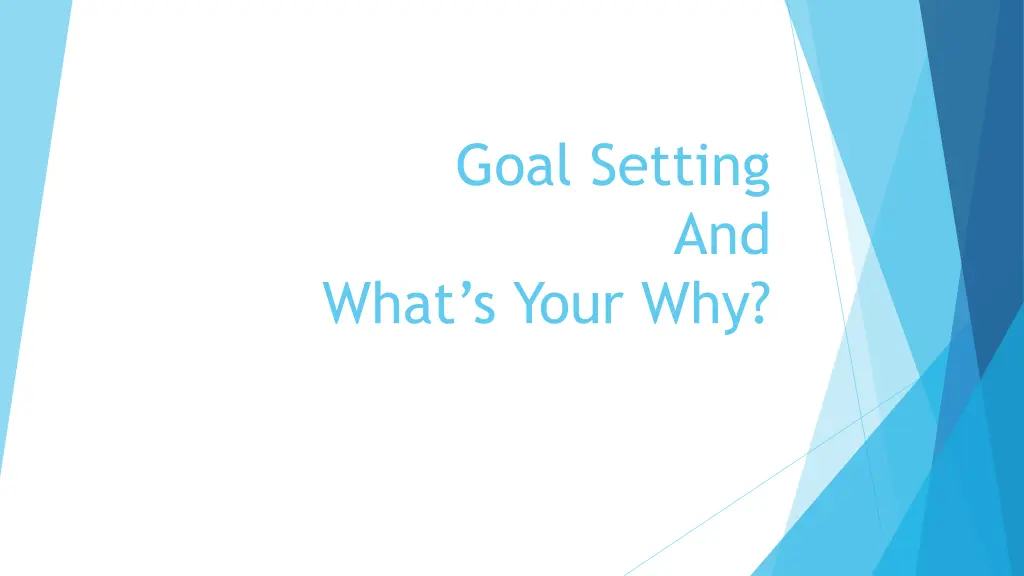 goal setting