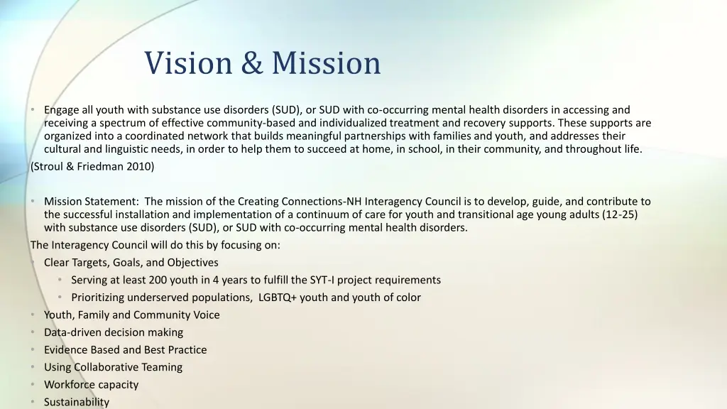 vision mission