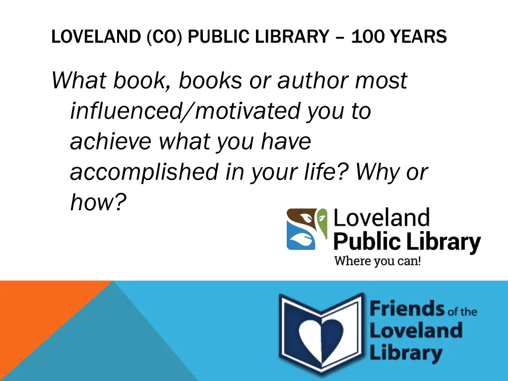 loveland co public library 100 years