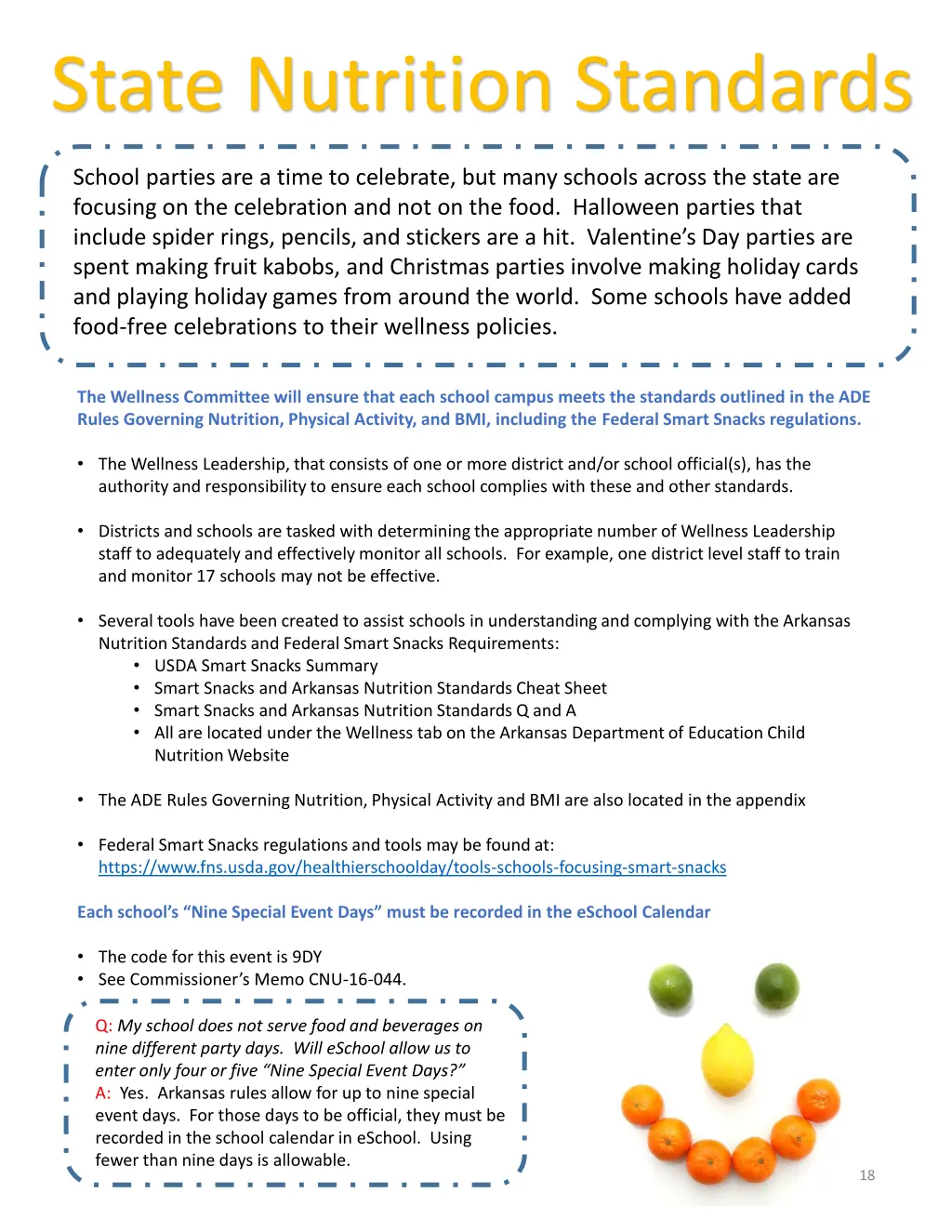 state nutrition standards