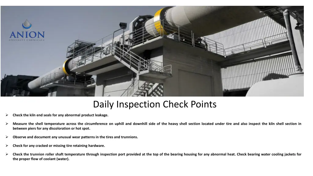 daily inspection check points 1