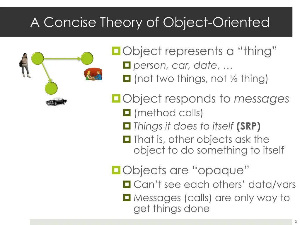 a concise theory of object oriented