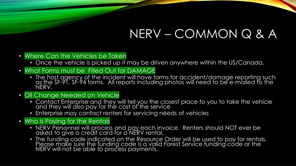 nerv common q a 2