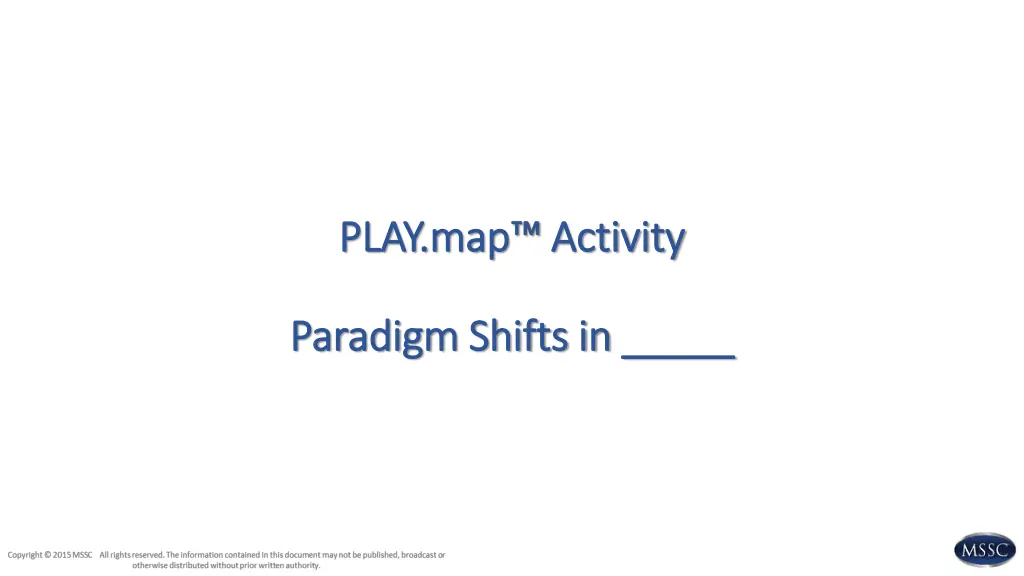 play map play map activity 1