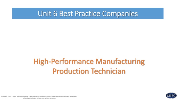 unit 6 best unit 6 best practice companies